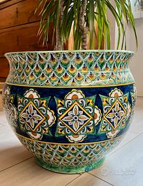 Cachepot, portavaso in ceramica di Vietri