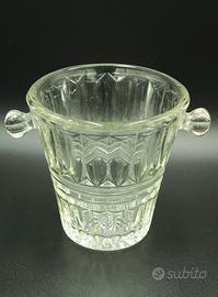 Secchiello per il ghiaccio in vetro  vintage '70