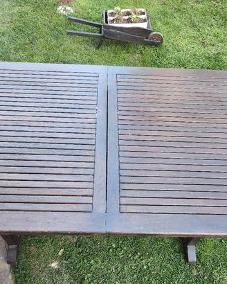 tavolo legno giardino
