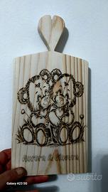 tagliere in legno  personalizzato 