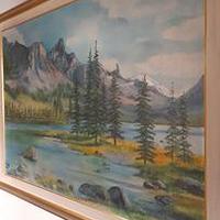 Quadro Paesaggio invernale di A.Deana