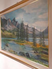 Quadro Paesaggio invernale di A.Deana