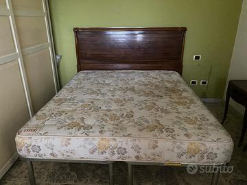 Letto matrimoniale rete e materasso
