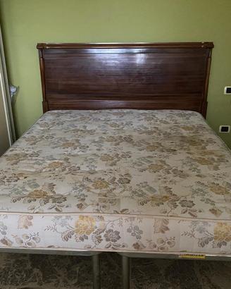 Letto matrimoniale rete e materasso