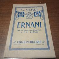 Raro Libretto d'Opera ERNANI - Giuseppe Verdi