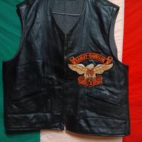 Gilet pelle Harley davidson