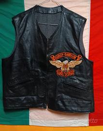 Gilet pelle Harley davidson