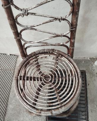 sedia in vimini