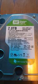 Hard Disk WD Caviar Green 2TB (Modello WD20EARS)