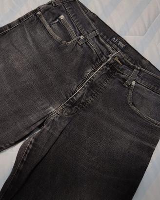 2 PAIA DI JEANS ARMANI JEANS – NERI/GRIGIO SCURO