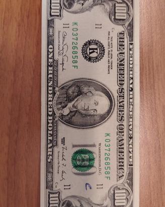 Banconota 100 dollari