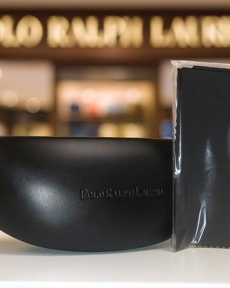 Porta Occhiali Rigido Nero Polo Ralph Lauren
