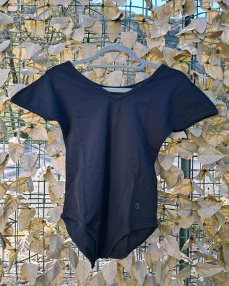 Body nero basic a manica corta – scollo a V