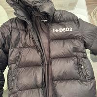 Giubbotto ragazzo 12 anni dsquated nero