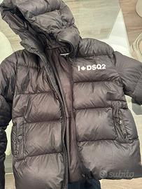 Giubbotto ragazzo 12 anni dsquated nero