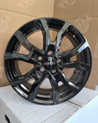 Cerchi DEZENT TV BLACK 17" - AUDI/MERCEDES/BMW/MI