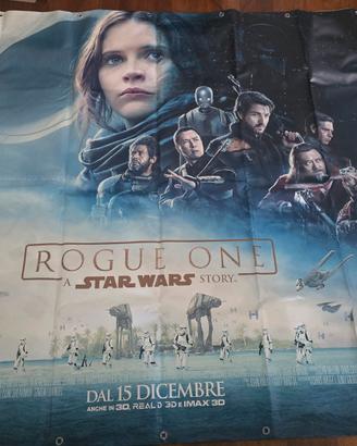 Tendone pubblicitario cinema Star Wars Rogue One