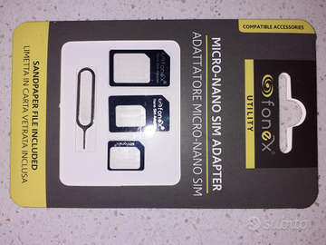 Adattatori micro nano sim