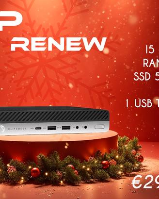 Mini pc da tavolo hp