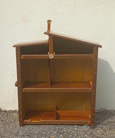 Casetta espositore in legno