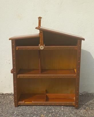 Casetta espositore in legno