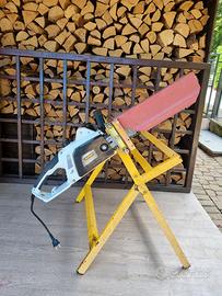 motosega elettrica + banco