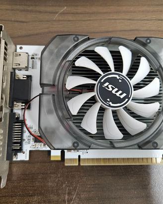 Scheda grafica GT 730 4GB, colore bianco, senza P6