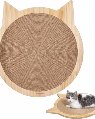 Tiragraffi per Gatti in legno stile nordico 39x42