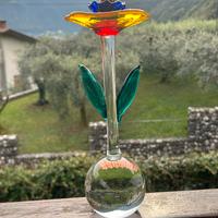 Fiore in vetro Alfredo Barbini Murano