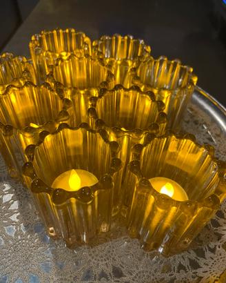 Candele al led ricaricabili.