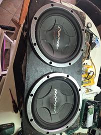 Coppia Subwoofer 30cm Pioneer Champion TS-W307F