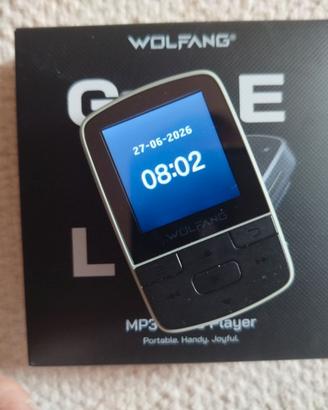 Lettore MP3Wolfang Bluetooth 5.2,, formato mini.
