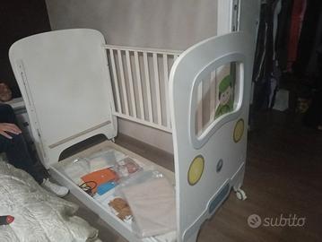 Culla lettino Azur con materasso 