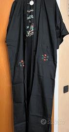 Kimono/Vestaglia cotone nero