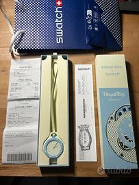 royal pop swatch Audemars Piguet blaue acht