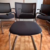 Set 4 poltrone ufficio