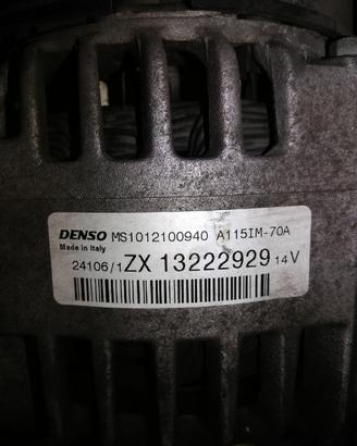 Alternatore OPEL AGILA 1229cc benzina del 2006