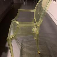 sedia bambini kartell lou lou gialla
