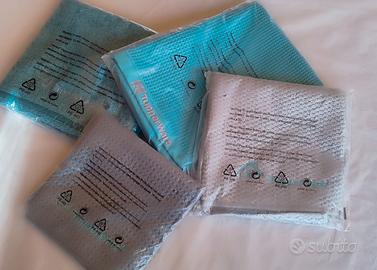 Set completo 4 panni microfibra Tupperware 