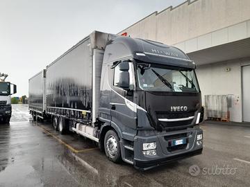 B334-Iveco Stralis 460XP rimorchio biga Wielton