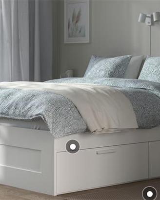 letto Ikea Brimnes matrimoniale contenitore
