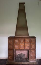 Mobile bar vintage finto camino