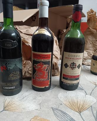 tre bottiglie da vini 