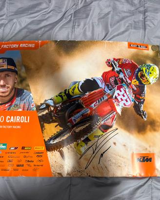 Poster autografato da Antonio Cairoli