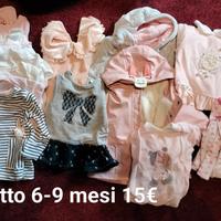 Abbigliamento Bambina 6-9 mesi