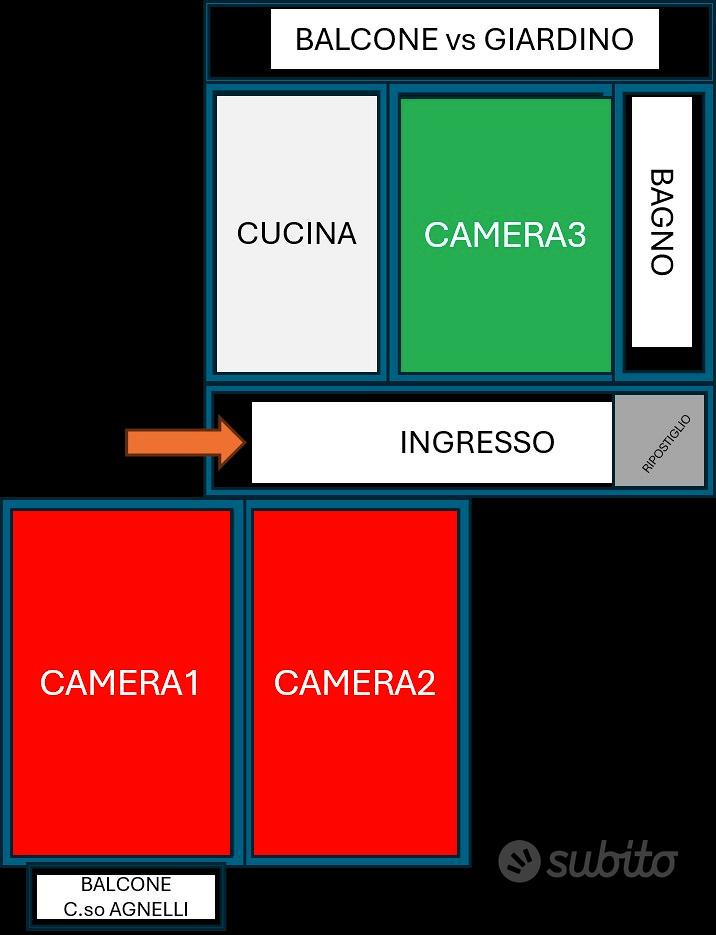 Stanza singola in Santa Rita, foto 5 di 5