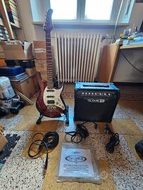 Chitarra Elettrica Cort G 285 con amplificatore