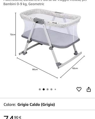 Culla neonato - fino 8 mesi
