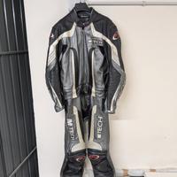 Tuta in pelle da moto divisibile tg 50