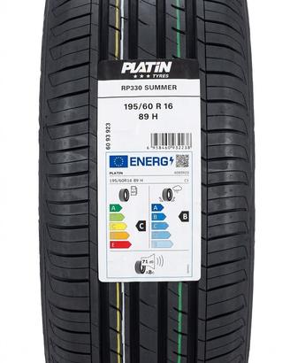 4 Pneumatici 195/60 R16 Platin Rp330 Summer